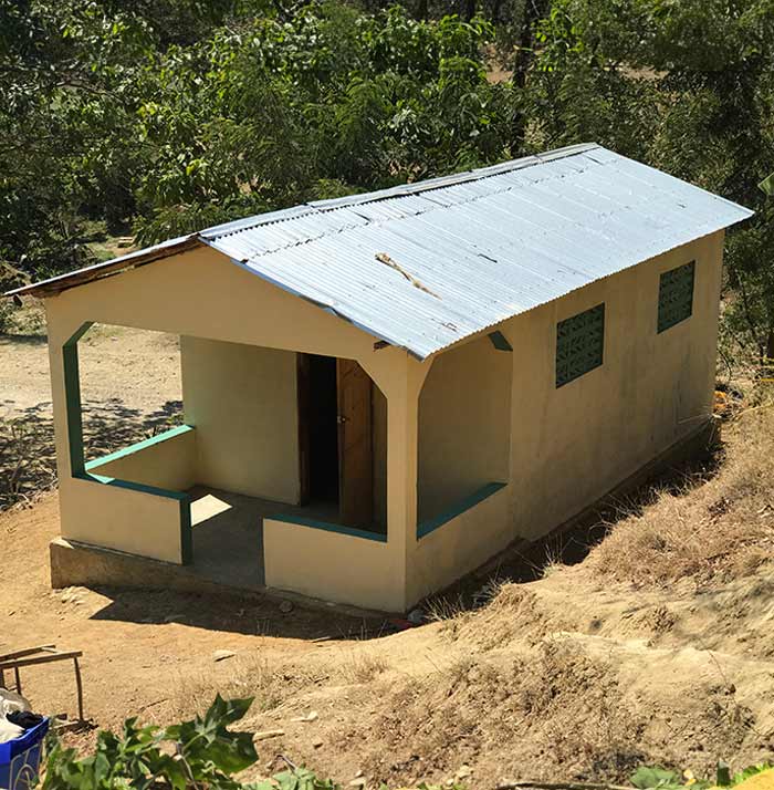 a shelter in haiti